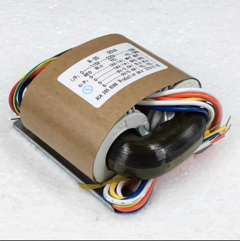 30W R-CORE Transformer for tube amplifier AC115V //230V 9V×3+6.3V+240V