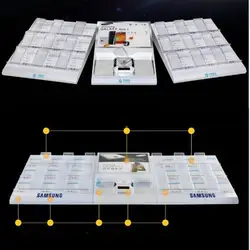 Мобильный телефон магазин торговых и выставочных помещений шкаф сочетание акриловый манекен демонстрационные телефоны безопасности