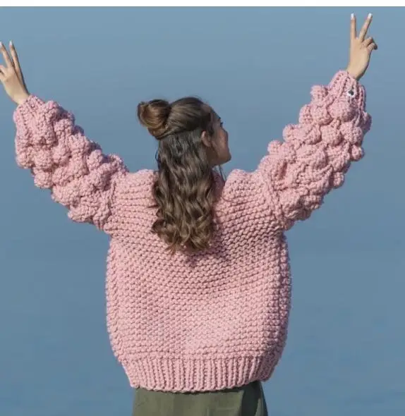 2019 Autumn Winter women sweater ball lantern sleeved cardigans female knitting pull Coarse lazy cadigans women sweater jumper 2019 Autumn Winter women sweater ball lantern sleeved cardigans female knitting pull Coarse lazy cadigans women sweater jumper