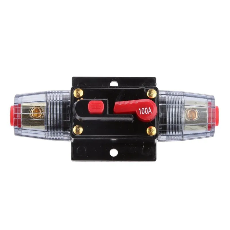 12V-24V Встроенный автоматический выключатель 100A ручной переключатель сброса