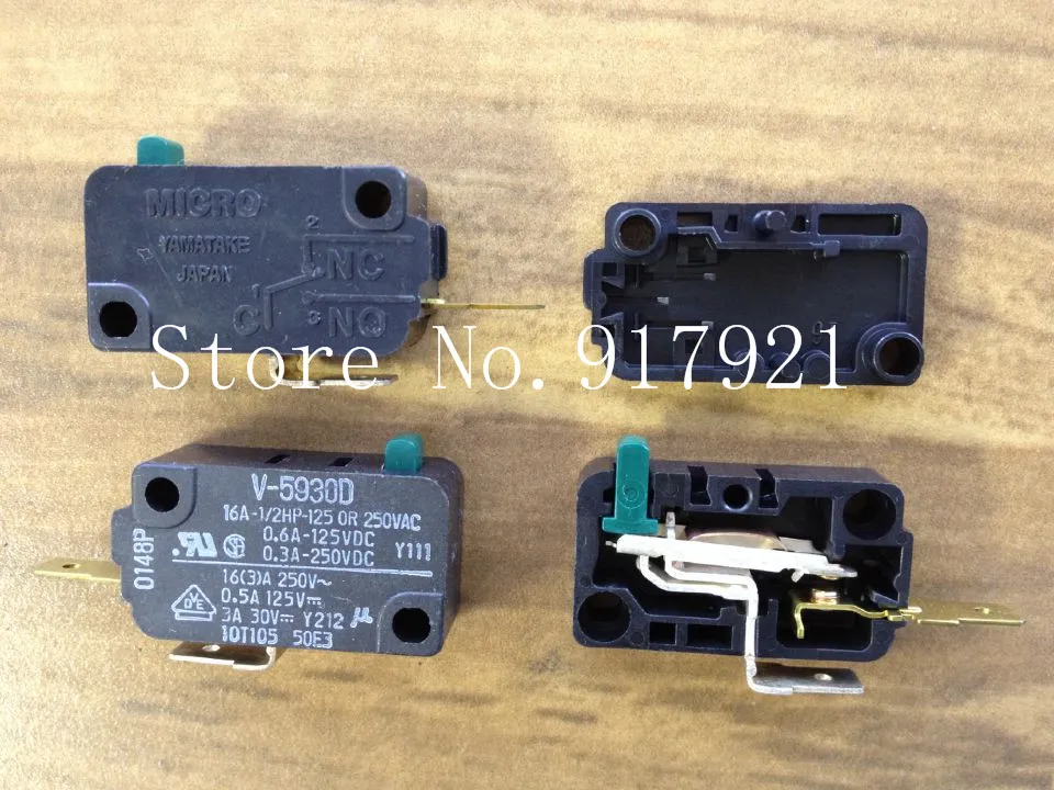 

[ZOB] Japan YAMATAKE V-5930D silver contact micro switch limit switch 3A250V genuine original --30PCS/LOT