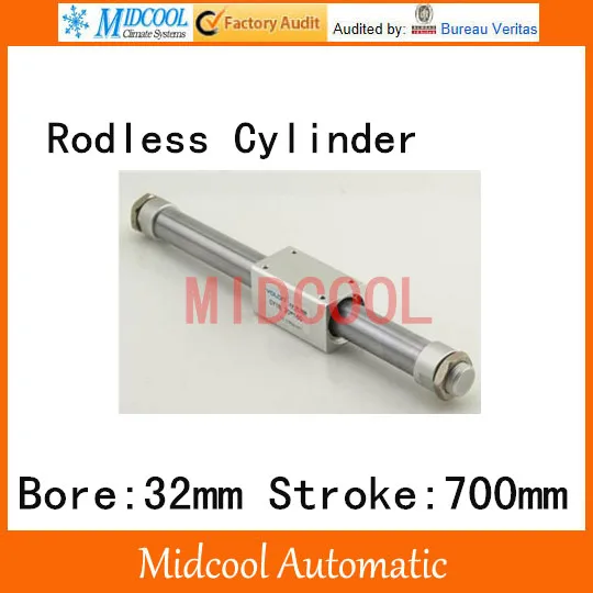 

Magnetically coupled Rodless cylinder CY1B32-700 bore 32mm stroke 700mm Smooth magnetic cylinder