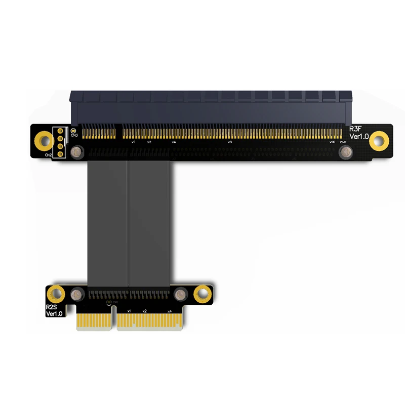 Удлинительный кабель PCIe 3 0x4 на x16 32G/bps PCI-E 4x 16x GTX1080Ti графический SSD RAID-карта