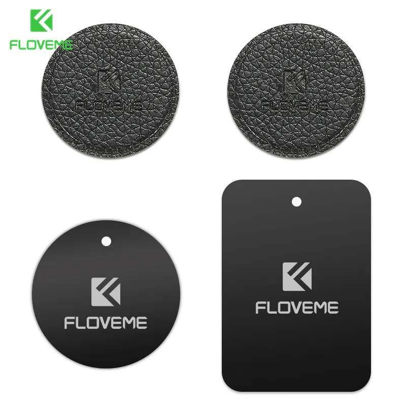 

FLOVEME Universal Metal Plate For Car Magnetic Phone Holder Magnet Plate Support Mount Stand Holder GPS