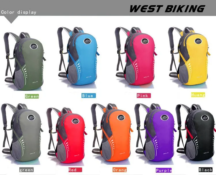 Clearance LOCAL LION Moutain Backpack Bike Packsack Road Cycling Bag Travel Running Sport Cycling Backpack+2L Water Bag 23