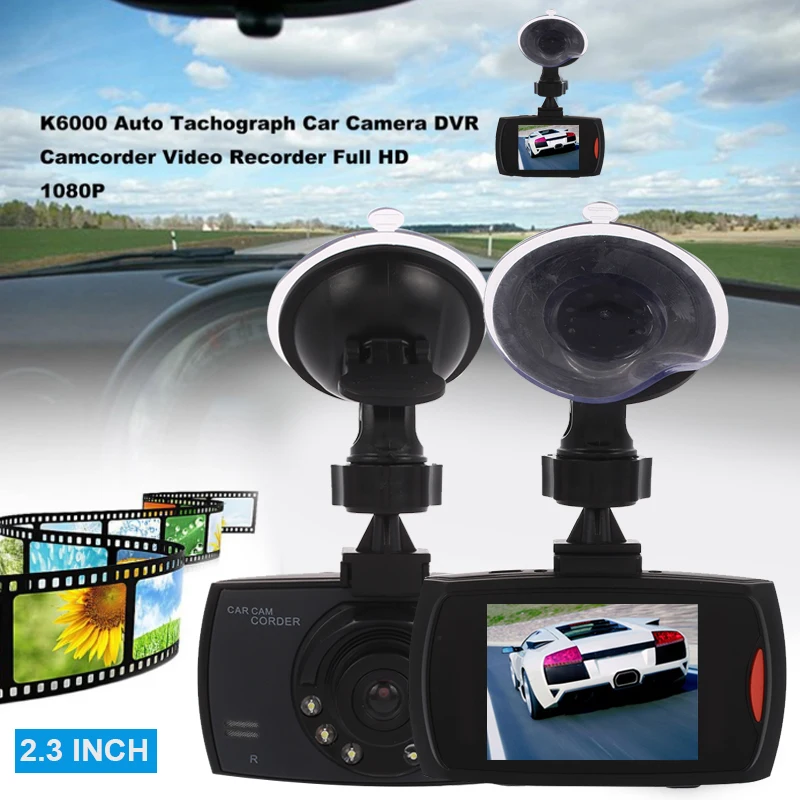 

Vehemo Car Recorder Car DVR Car Camcorder 1080P 2.3 Inch HD Vehicle Loop Recording Cars Rearview Camera CMOS