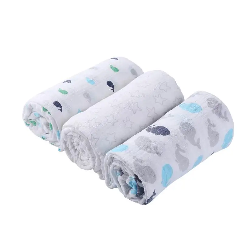 Хлопковое детское полотенце для пеленания мягкие одеяла для новорожденных марлевые детские чехол для коляски