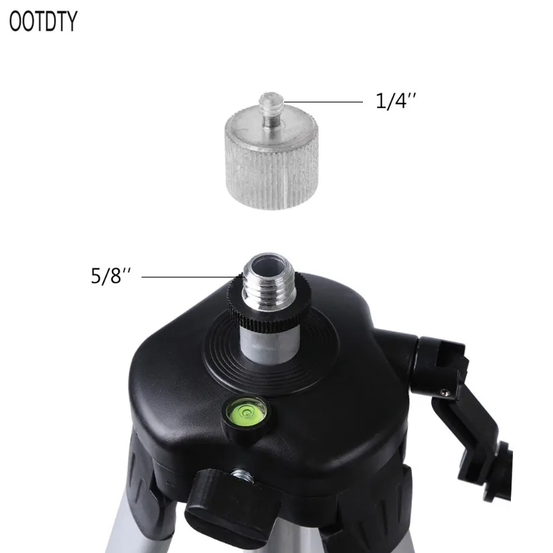 OOTDTY 5/8 ''до 1/4&quot adpater Для 1/4 ниток лазерного уровня и дальномер &quotштатив