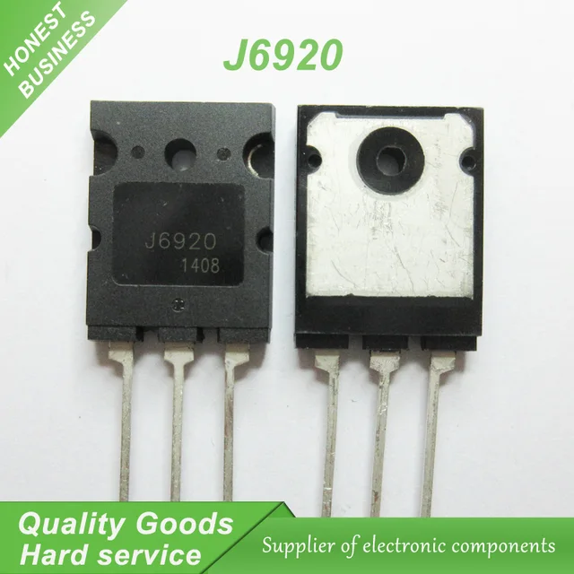 5pcs/lot J6920 HD TV line pipe transistor chip IC 20A / 1700V TO 3P new