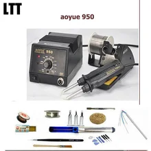 220 В AOYUE 950 SMD паяльный Пинцет наладочная и ремонтная станция