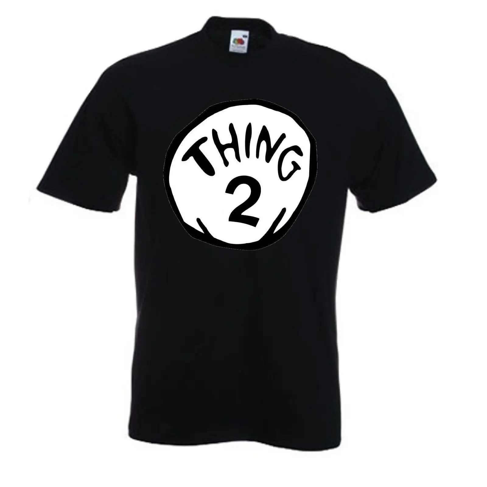 

THING TWO (2) Dr Suess, Cat in the Hat , T Shirt Movie fancy Dress, Stag Party Cool Casual pride t shirt men Unisex New Fashion