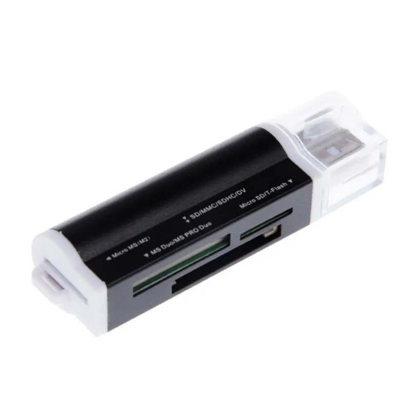 USB 2,0 кардридер компьютерные компоненты для ноутбуков TF MMC SDHC карты памяти Аксессуары Многофункциональный внешний TF кардридер