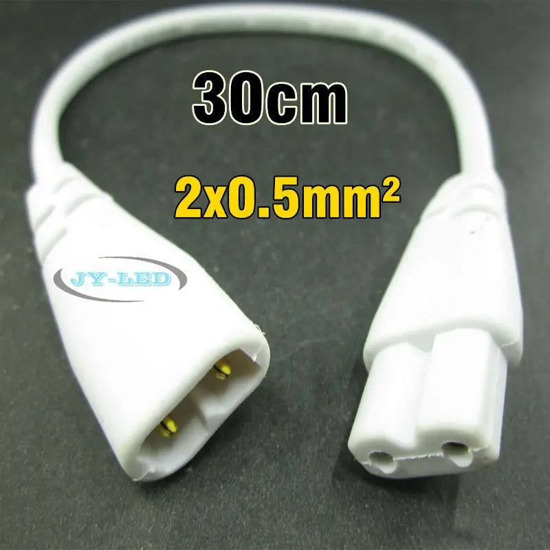 5pcs LED Tube Connector 2 Pin Corner Line Male and Female Connector