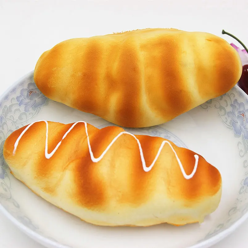 

14 cm Antistress Jumbo Kawaii Squishy Rising Phone Charms Straps Cute Squeeze Stress Kids Gift Pillow Loaf Cake Bread Toy