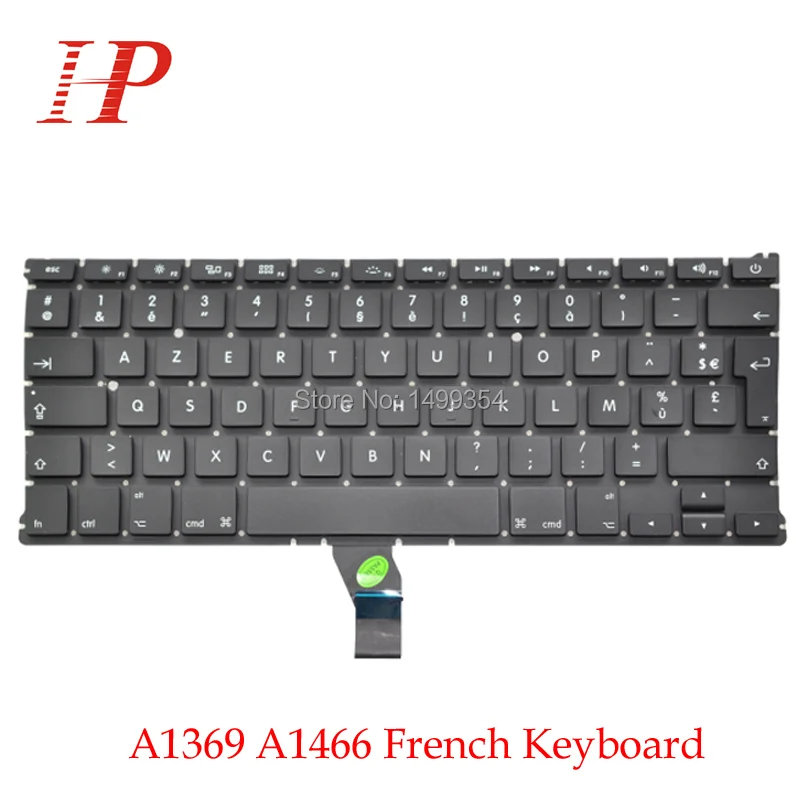 5 шт. Новый A1369 A1466 Французский FR Клавиатура для Apple MacBook Air 13 ''A1466 A1369 Клавиатура Французский Стандартный 2011 -2015