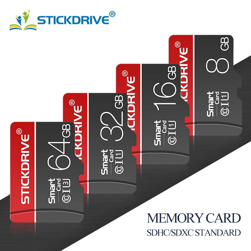 Ультра StickDrive micro sd карта 8 ГБ/16 ГБ/32 ГБ/64 Гб/128 Гб micro sd карта памяти carte memoire 32 Гб C10 мини карта памяти TF Бесплатный SD адаптер