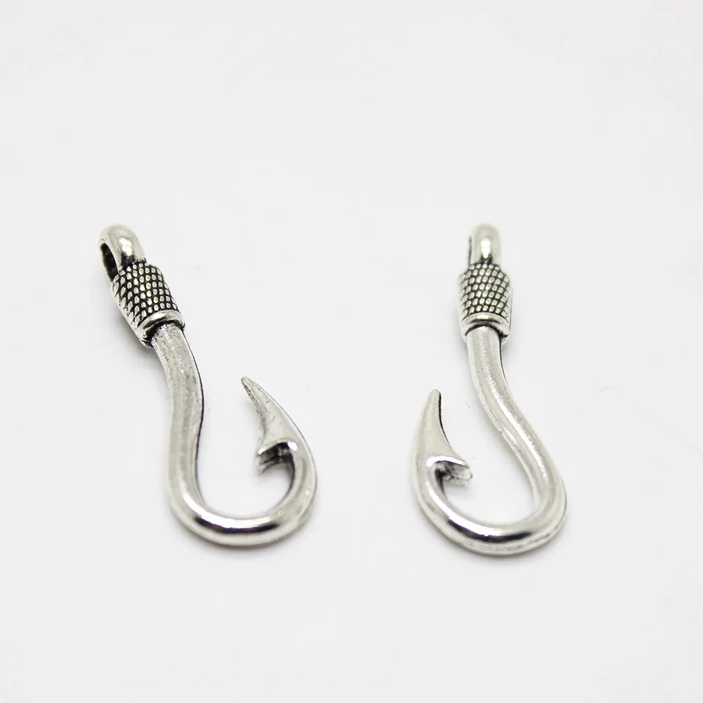 Yamily الأسماك هوك سحر 15pcs-36x13mm العتيقة الفضة لهجة الأسماك هوك قلادة سحر قلادة صنع المجوهرات النتائج Yamily الأسماك هوك سحر 15pcs-36x13mm العتيقة الفضة لهجة الأسماك هوك قلادة سحر قلادة صنع المجوهرات النتائج