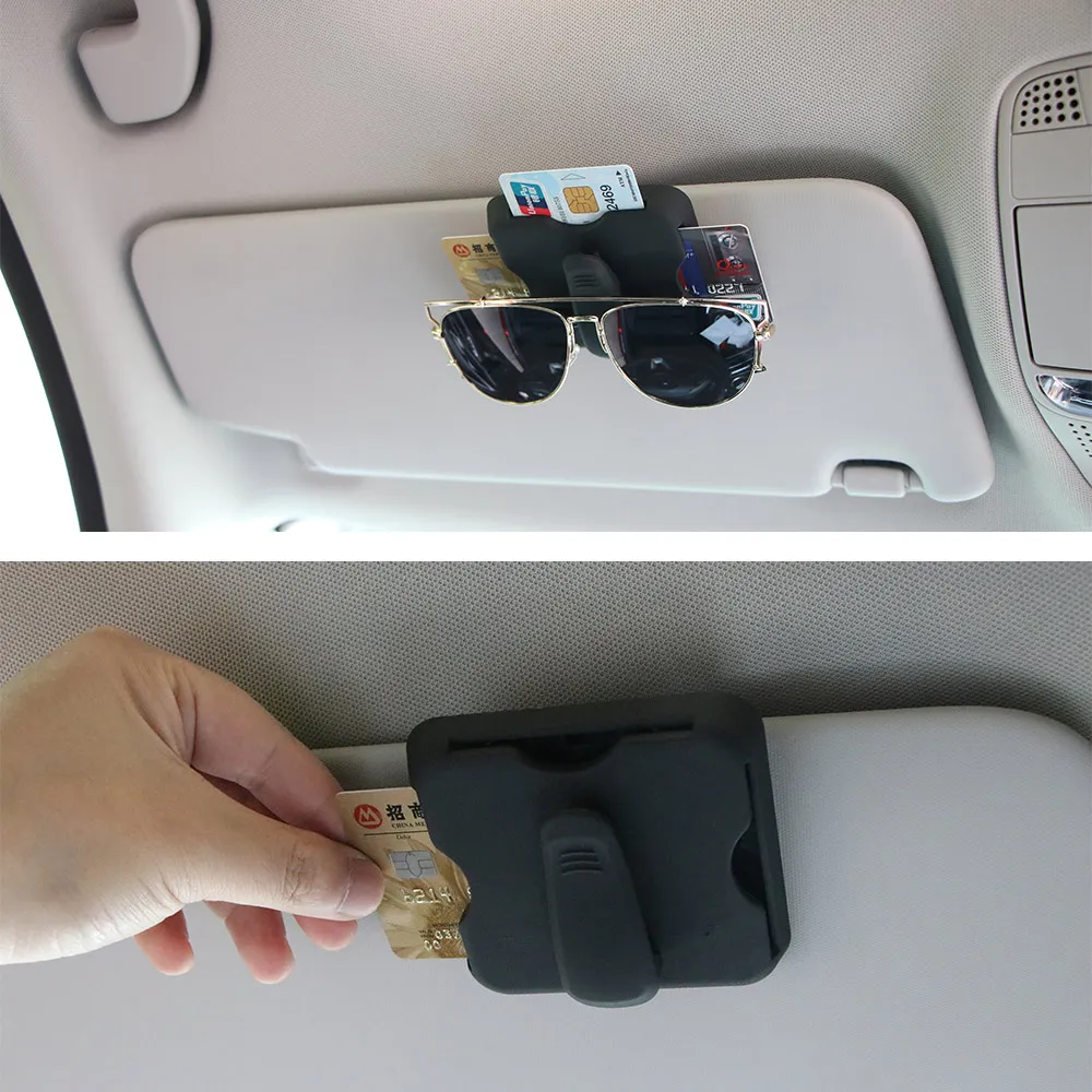 AOZBZ Sun Visor Car Card Holder Multifunction Car Visor Organizer
