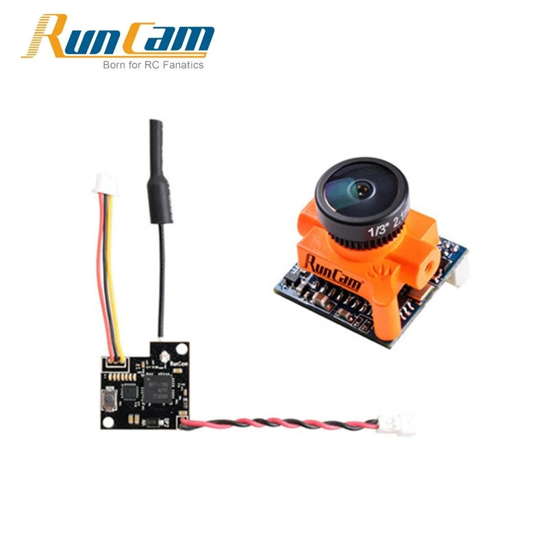 

RunCam Micro Swift 600TVL 2.1mm / 2.3mm 1/3 CCD FPV Camera + Runcam TX25 5.8G 48CH 25mw Video Transmitter for RC Racing Drone