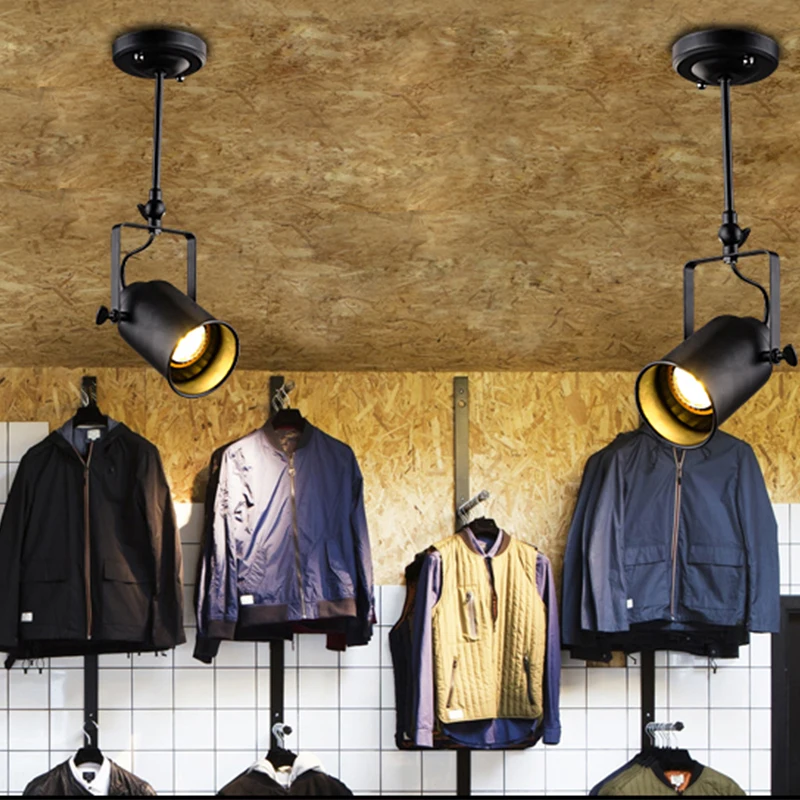 holofote vintage ajustavel holofote industrial de ferro 04