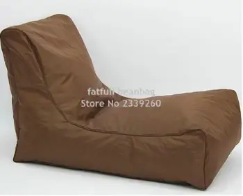 

COVER ONLY , no filler - Brown Large Bean Bag Banana Giant indoor/Outdoor Waterproof Bags L -Shape no stuffings inside