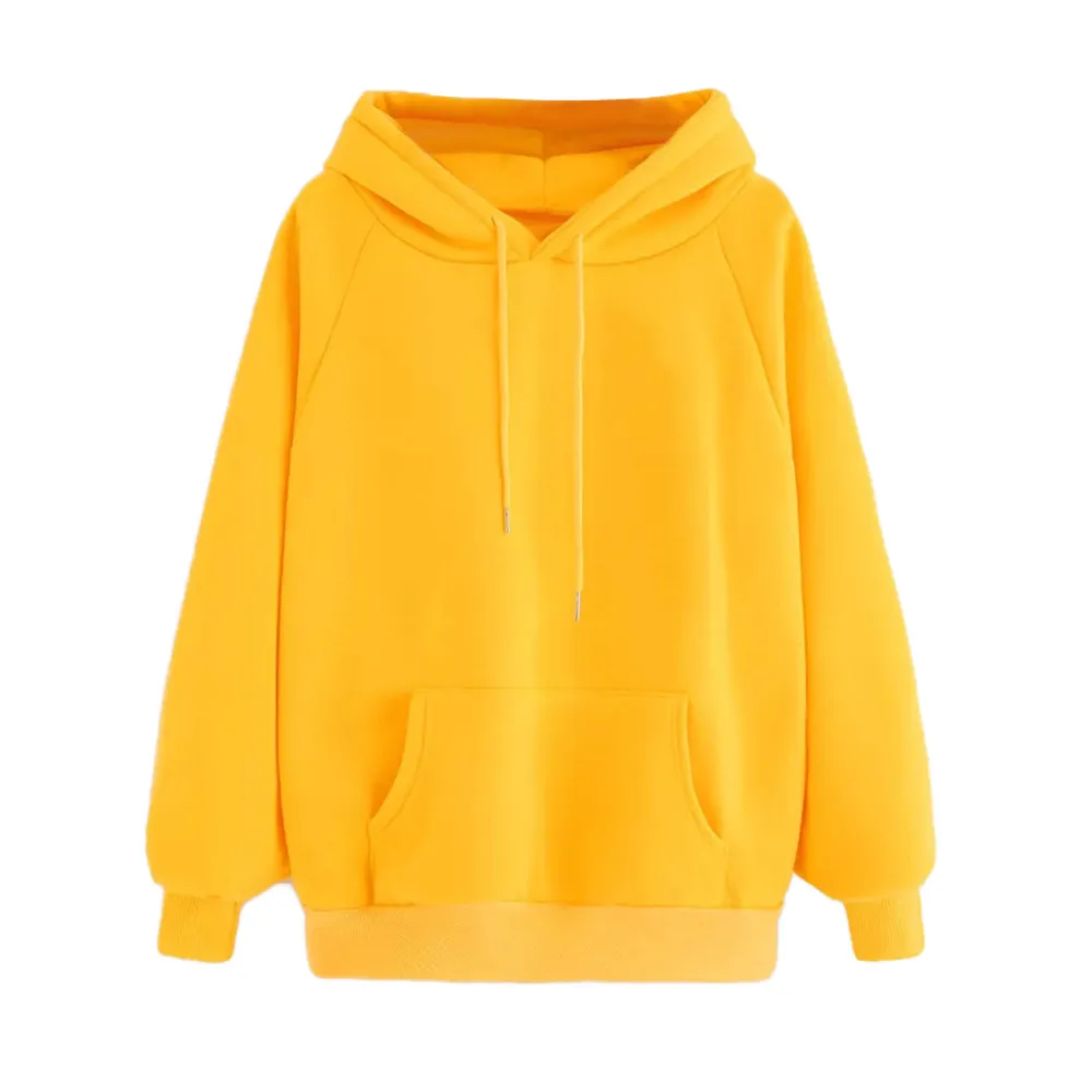 yellow hoodie ladies