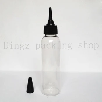 

New 120ml(50pc/lot) statuesque bottle ,4OZ emulsion bottle ,seasoning solvent bottle pet clear dropper bottle