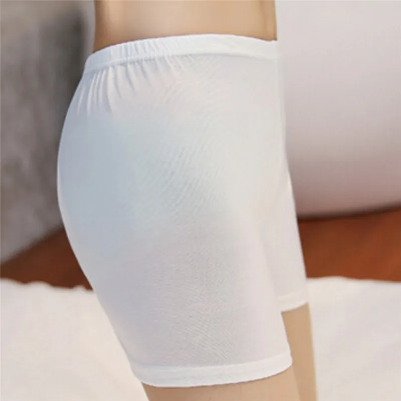 Горячая безопасные Короткие штаны под юбки для женщин, удобные легкие дышащие бамбуковые трусики