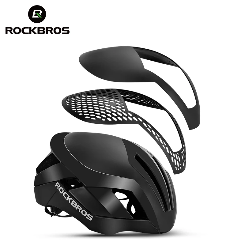 ROCKBROS 3 в 1 Велоспортный велосипедный шлем EPS Светоотражающие MTB велосипеданые дороги Для мужчин безопасности легкий шлем интегрального под давлением пневматический