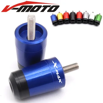 

For Yamaha 2017 xmax 2018 XMAX X-MAX 125 200 250 300 400 Motorcycle Accessories 7/8'' Handlebar Grips Handle Bar Cap End Plugs