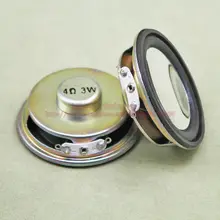 (2pcs/lot) 4 ohm 3W 3Watts 50MM Speaker 18MM Internal Magnetic Foam Edge Surround Silvery Cap Height 18MM