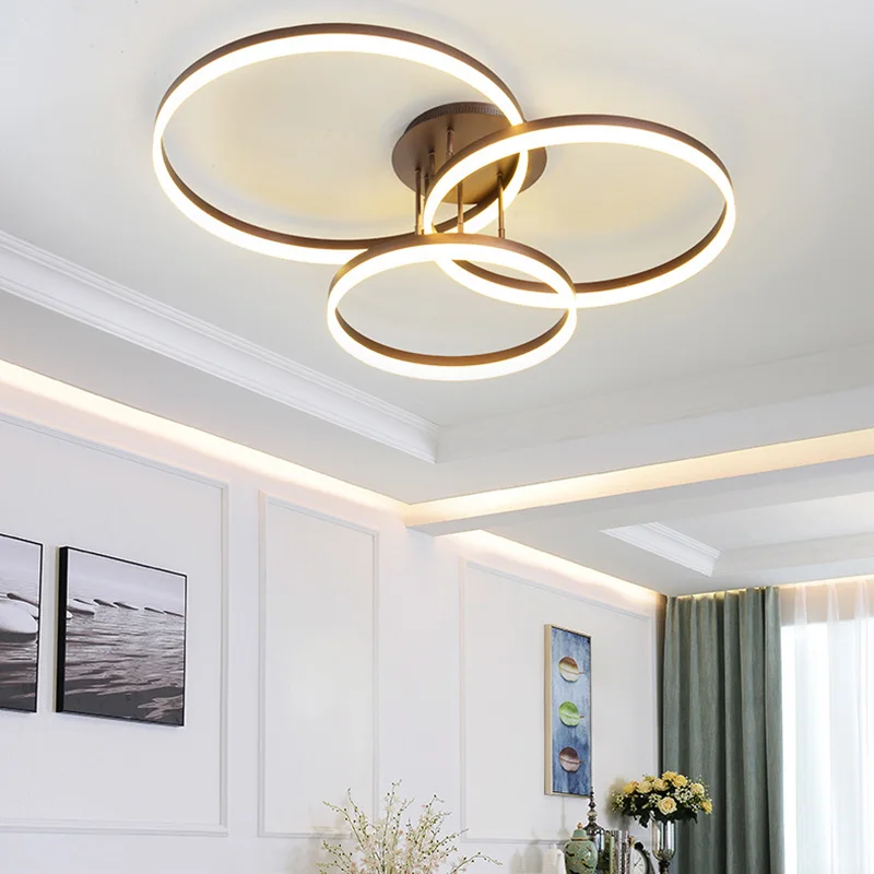 Modern Bedroom Living Room Led Ceiling Light Round Circle Ceiling