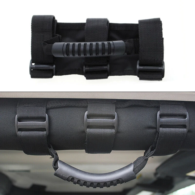 

1pc Car Truck Interior Roof Handle Roll Bar Hand Grip For Jeep Wrangler CJ YJ TJ JK Roof Handle