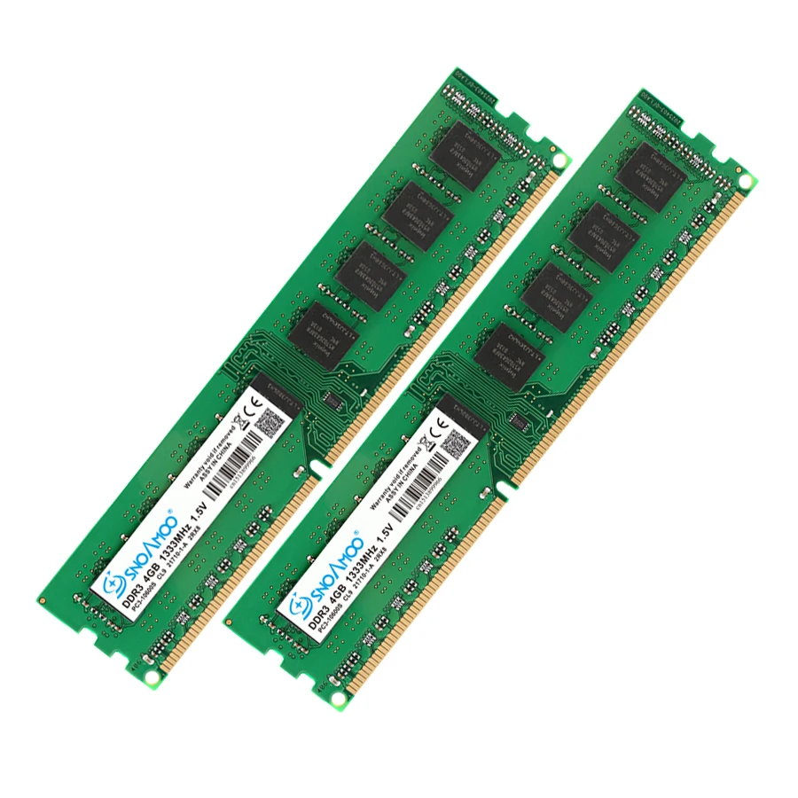 SNOAMOO Новый настольный ПК DDR3 4 Гб 1333/1600 МГц PC3 12800S память 240pin DIMM для Intel компьютера