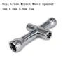 Large/Mini Cross Wrench Wheel Wrench Spanner Cross sleeve7mm 8mm 10mm 12mm 17mm/4mm 4.5mm 5.5mm 7mm for RC model car repairing ► Photo 3/6