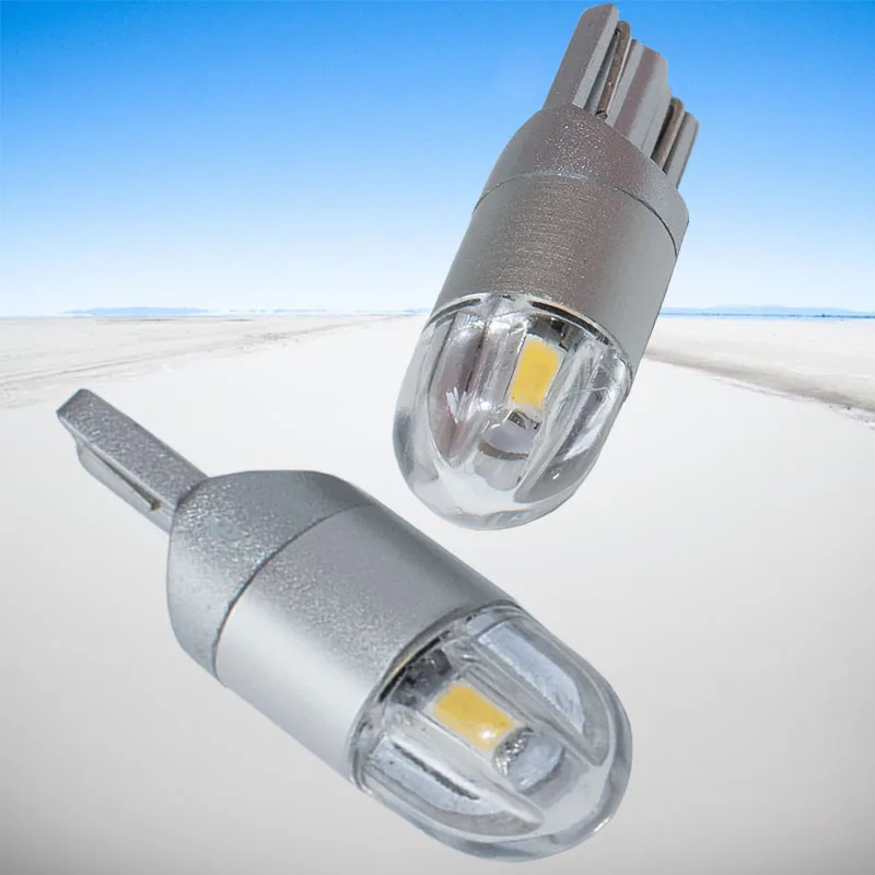 2 шт. Автомобильные светодиодные лампы T10 SMD 3030 W5W WY5W 2SMD|car light|blue light lampcar dome |