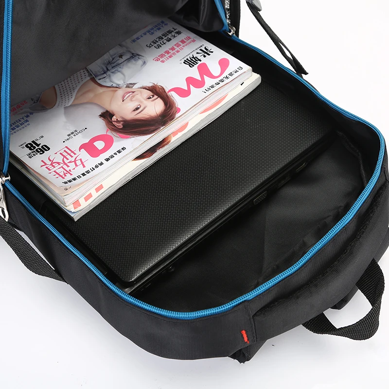 Travel Multifunction Bag Fashion Zipper Open Bag Men's BackPack Laptop High Quality Designer Male Business ID Card Classic Bags