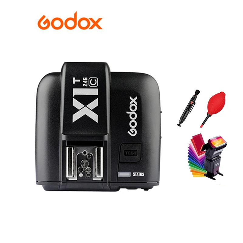 Godox X1C X1T-C 2,4G E-TTL Беспроводной синхроконтакта разъем для внешней вспышки типа один передатчик для Canon 1000D 600D 700D 650D 100D 550D 500D 450D