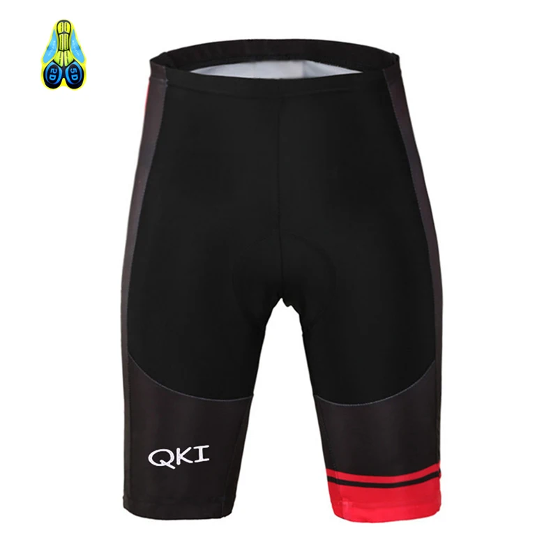 Sport QKI Fietsbroek Mens 5D Coolmax Gel Pad Broek Broek Fiets Korte