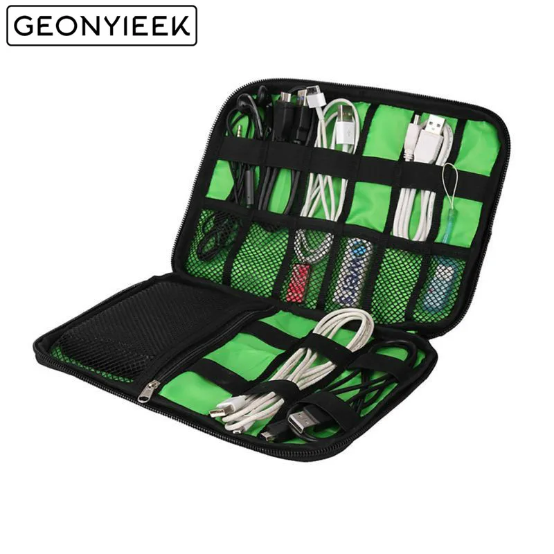 

Cable Organizer System Kit Case USB Data Cable Earphone Wire Pen Power Bank Storage Bags Digital Gadget Devices Travel