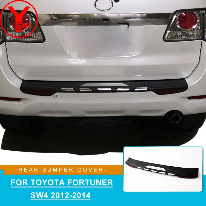 ABS задний шаг бампера Крышка для Toyota fortuner sw4 2012 2013 2014 Бампер toyota автозапчасти