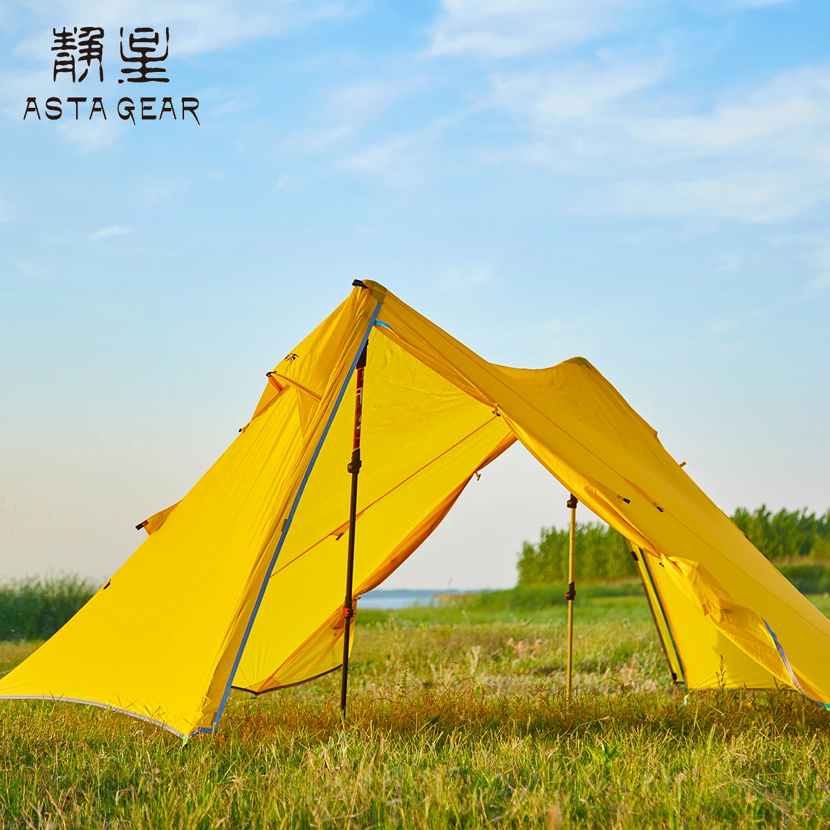 Günstig Asta Getriebe Regen 2 Ultraleicht Pyramide Zelt Trekking Pole Zelt Zwei person camping ul zelt