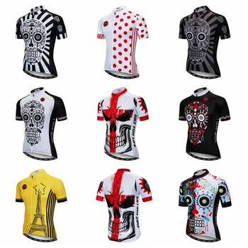 

Red Cycling Jersey men's Bike Jerses 2018 road MTB bicycle clothes Short Sleeve Outdoor sportswear maillot Racing top whiteblack
