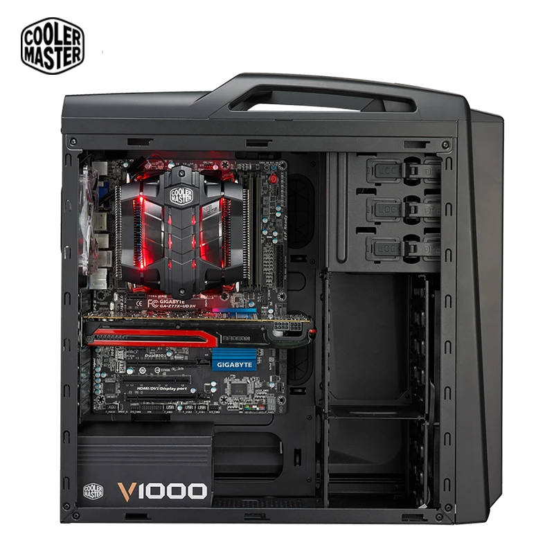 Cooler Master V8GTS кулер для процессора, 8 тепловых трубок, двойной 140 мм светодиодный вентилятор, PC радиатор для 2066 1156 AMD AM3+ 3 Tower, бесшумное охлаждение процессора