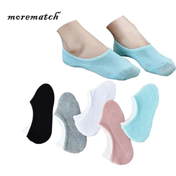 

Morematch 1 Pair Spring Summer Women Sock Candy Colors Short Cotton Socks No Show Ankle Socks 5 Colors Optional