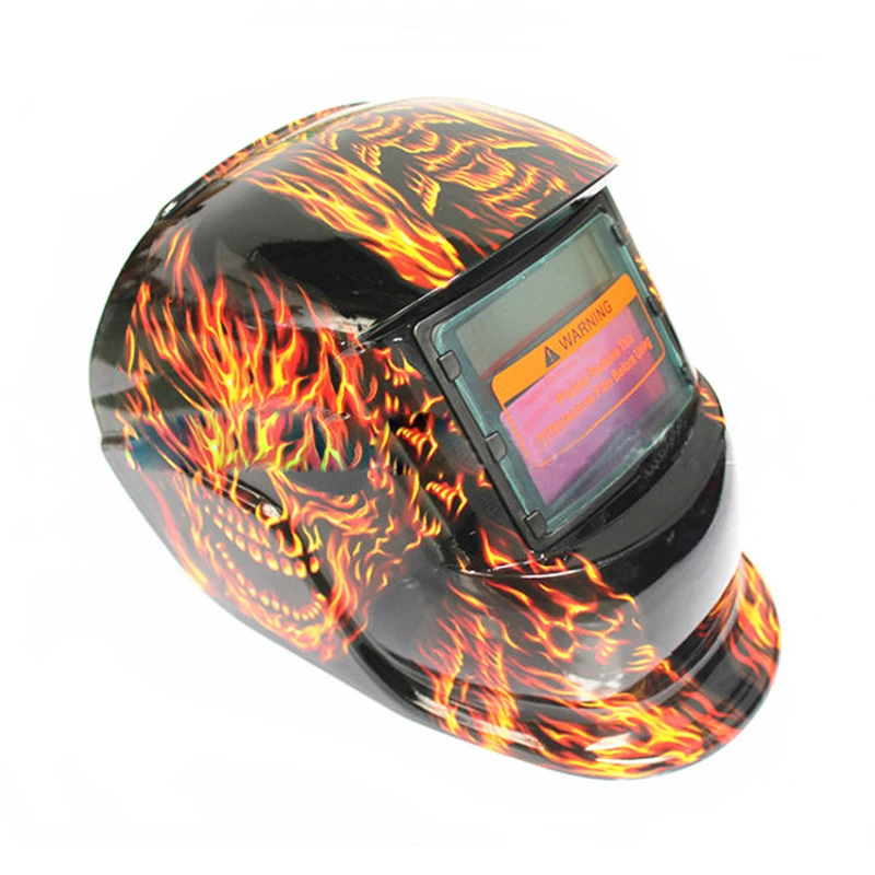 Skull Solar Auto Darkening MIG MMA Electric Welding Mask/Helmet/welder Cap/Welding Lens for Welding Machine Skull Solar Auto Darkening MIG MMA Electric Welding Mask/Helmet/welder Cap/Welding Lens for Welding Machine