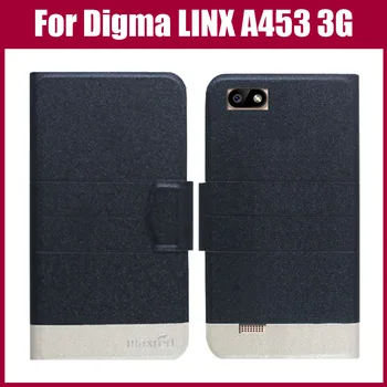 

Hot Sale! Digma LINX A453 3G Case New Arrival 5 Colors Fashion Flip Ultra-thin Leather Protective Cover Phone Bag