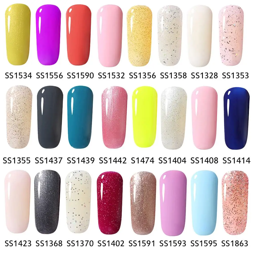 Nude color gel nail polish color list-1534-1863-2