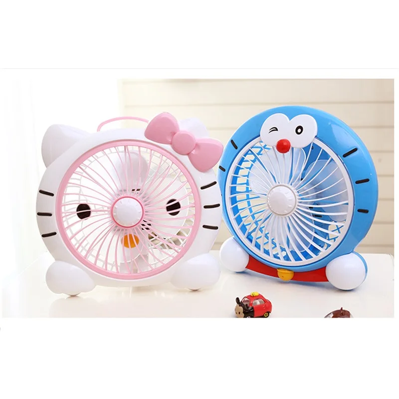 

Cartoon Shape Electric Fan Machine 220V 2 Gear Desktop Portable Electric Fan Summer Cooling Machine With 3m Line