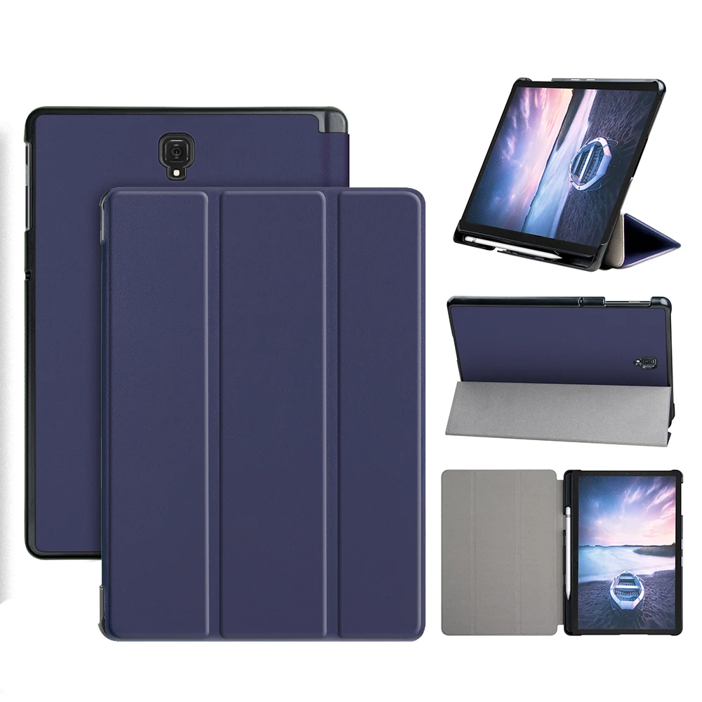 Для samsung Galaxy Tab S4 T835 10,5 чехол для планшета с магнитной крышкой Авто Пробуждение сна с ручкой слот